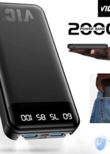 VIC Power Bank - Lampe Torche Intégrée - 20000mAh