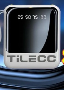 TiLECC TC8514Mini Alimentation portable compacte, lampe LED avec affichage numérique, s...