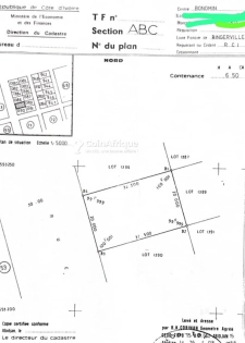 Terrain de 650 m²  - cocody riviera bono