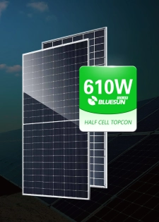 Panneau solaire TOPCON Bifacial 610W