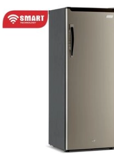 SMART TECHNOLOGY Congélateur Vertical Smart 190 Litres (STCD-348) - Design Argent Élégant avec