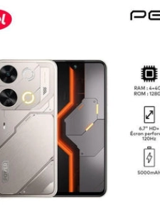 Itel P65 4G+ 6,7" HD - 128Go + 4Go - 50MP - 5000mAh - Garantie 12Mois