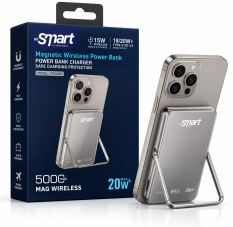 Mr SMART Power Bank Magnétique Sans Fil 5000 mAh