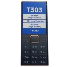 Bescla - TECNO T303 - 2.0" - 1150 mAh - Double SIM - Bluetooth - Lampe torche - Petit Télépho