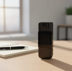 Caméra piéton portable et discrète avec écran LCD