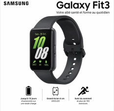 Montre Connectée - Samsung Galaxy Fit3 - Sport & Santé